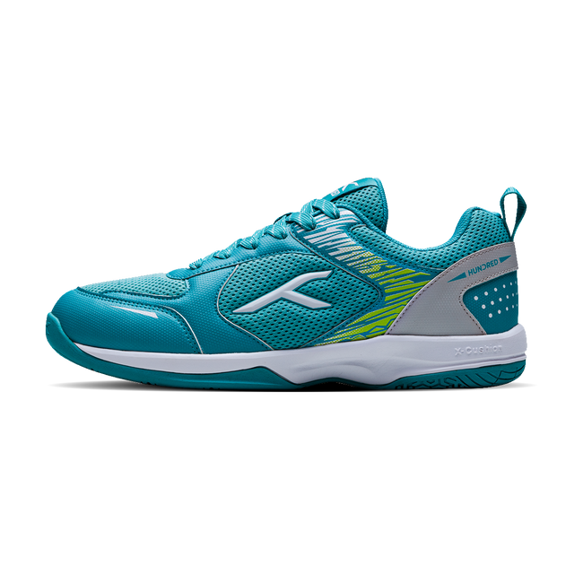 Hundred COURT STAR PRO Badminton Shoe | TURQUOISE/WHITE/LIME