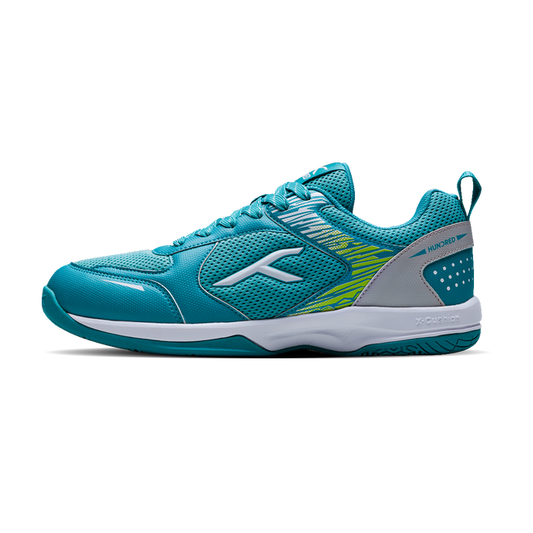 Hundred COURT STAR PRO Badminton Shoe | TURQUOISE/WHITE/LIME
