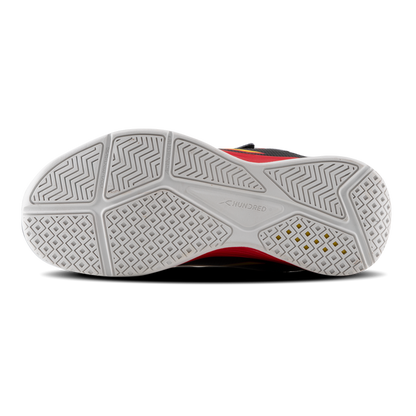Hundred Court Champions Badminton Shoe | Black/Blue/Red