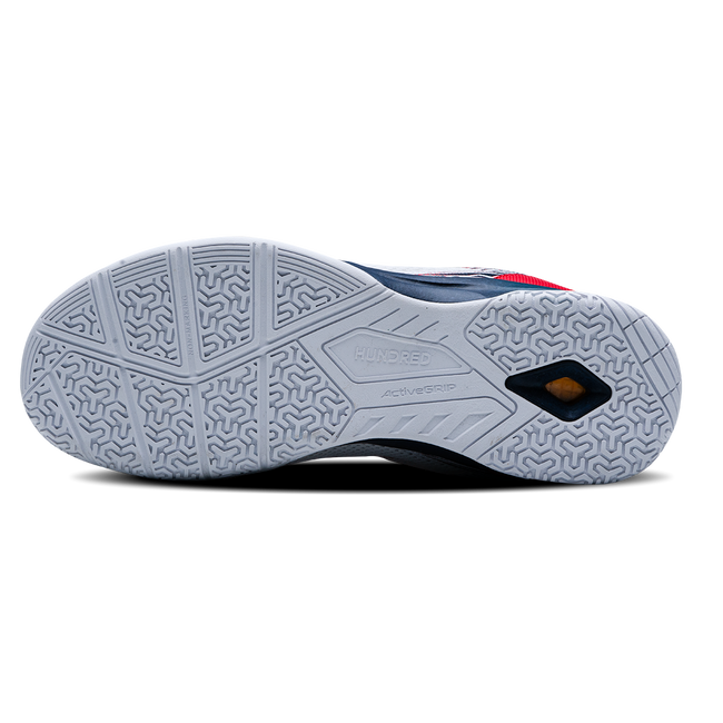 Hundred Court Star Pro Badminton Shoes WHITE/NAVY/RED