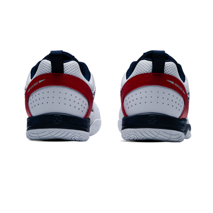 Hundred Court Star Pro Badminton Shoes WHITE/NAVY/RED