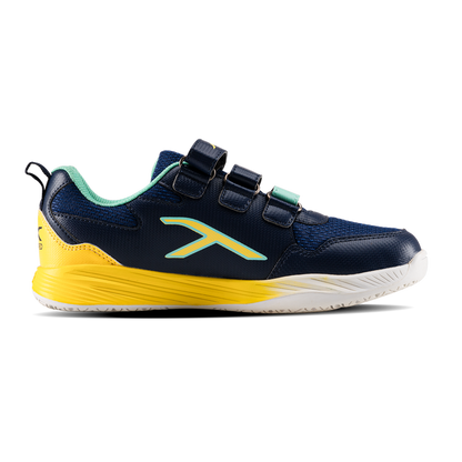 Hundred Court Champions Badminton Shoe | Navy/Yellow/Green