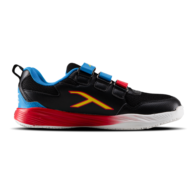 Hundred Court Champions Badminton Shoe | Black/Blue/Red