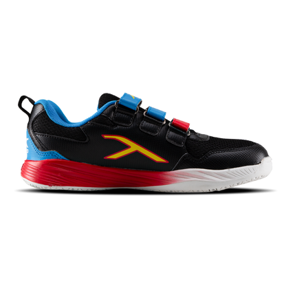 Hundred Court Champions Badminton Shoe | Black/Blue/Red