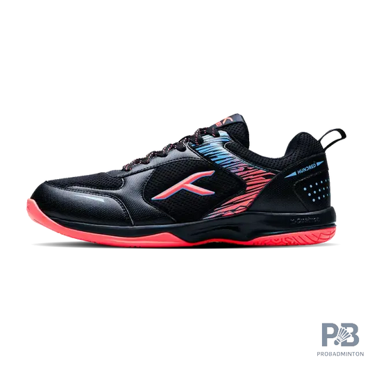 Hundred court Star Pro Badminton Shoes BLACK/SEA BLUE/ORANGE