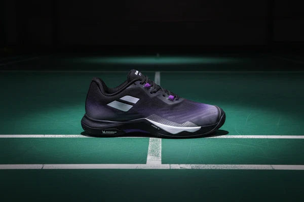 Babolat Shadow Tour 5 Badminton Shoes Black/Purple – Professional Indoor Court Shoes