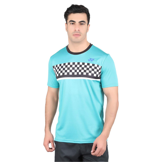 Yonex Badminton Round Neck T-Shirt 1794 - Columbia – Stylish & Breathable Tee for Players