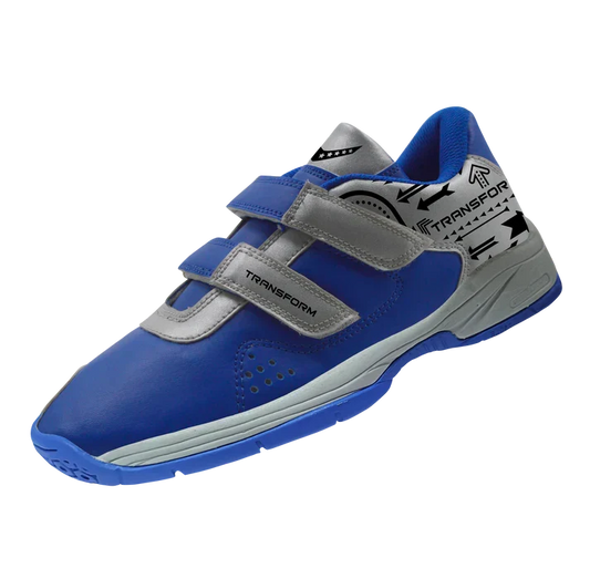 Transform Ninja Kids Badminton Shoe - Royal Blue – Lightweight Junior Court Shoes for Young Players