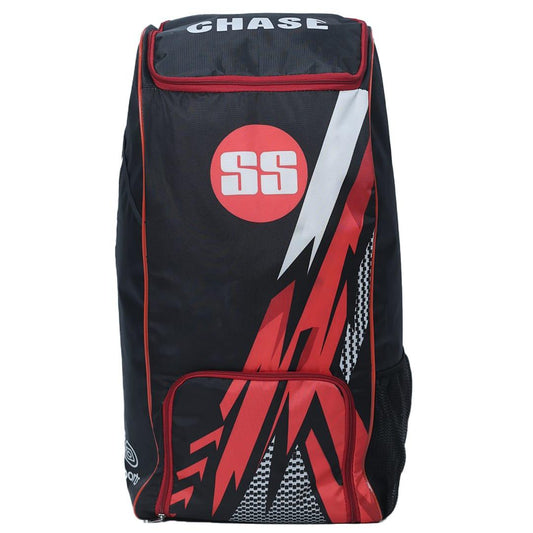SS Chase Cricket Kit Bag with Wheels – Water-Resistant Premium Fabric, Separate Shoe Pocket & Padded Shoulder Straps