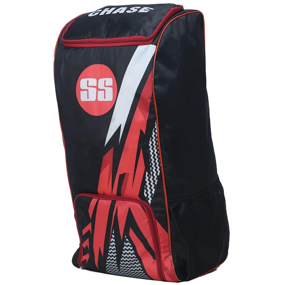 SS Chase Cricket Kit Bag with Wheels – Water-Resistant Premium Fabric, Separate Shoe Pocket & Padded Shoulder Straps