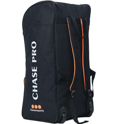 SS Chase Pro Cricket Kit Bag with Wheels – Premium Water-Resistant Fabric, Separate Shoe Pocket & Padded Straps