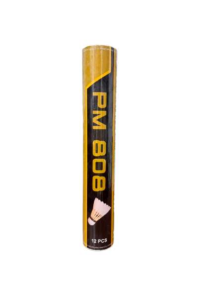 Powermax PM 808 Badminton Feather Shuttlecock – Premium Tournament Grade Goose Feather Shuttlecock