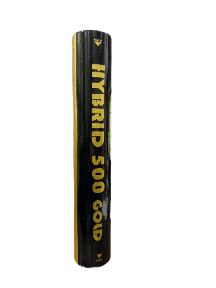 Powermax Hybrid 500 Gold – Premium Hybrid Badminton String for Power & Control