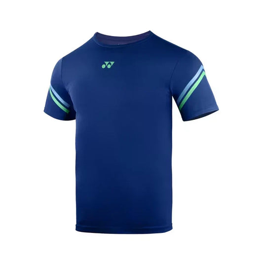 Yonex 2812 Mens Round Neck T-Shirt – Midnight Blue | Lightweight Sportswear
