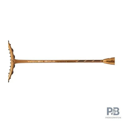 Maxbolt Black Woven Gold Badminton Racket | 26 lbs Power Racket