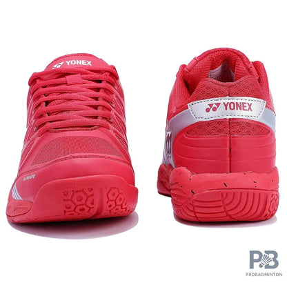 Yonex Skill Badminton Shoe - Red/Silver