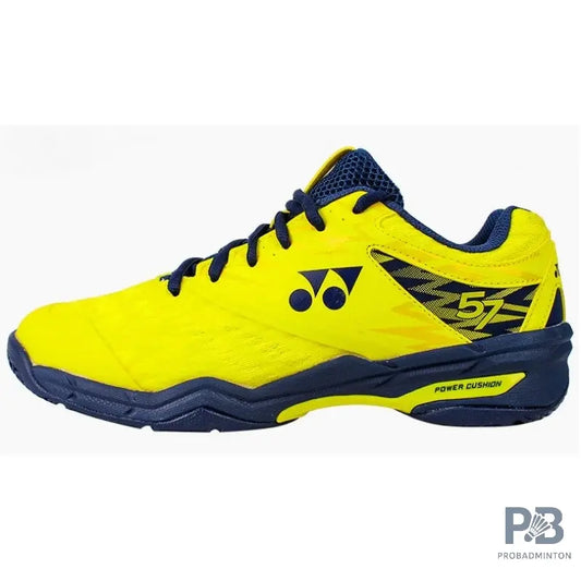 YONEX SHB 57 EX BADMINTON SHOES ( Yellow/ Navy)
