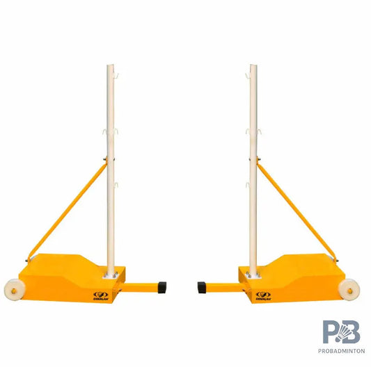 Cougar Movable Badminton Pole with 70kg Base | Heavy Duty Indoor & Outdoor Badminton Post | Best Court Equipment in India
