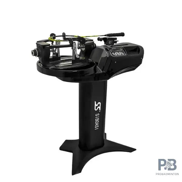 Siboasi S2169 Badminton Stringing Machine | Vertical Computerized Racket Stringer with LCD, Constant Pull & Auto Tension Correction