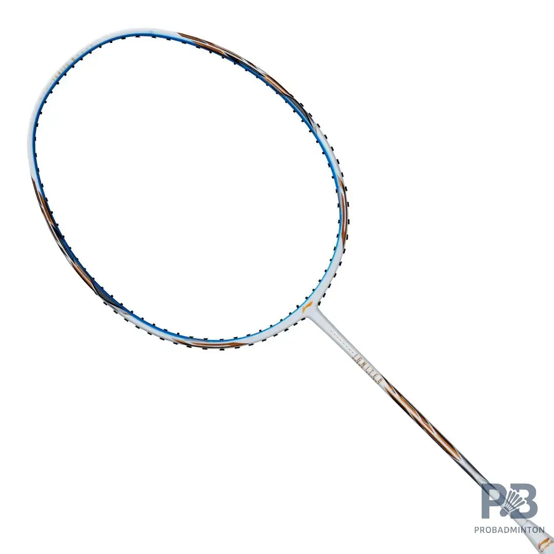 Li-Ning Ignite 8 Badminton Racket | White/Blue