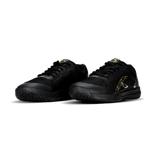 Hundred Blade Badminton Shoe | BLACK / GOLD