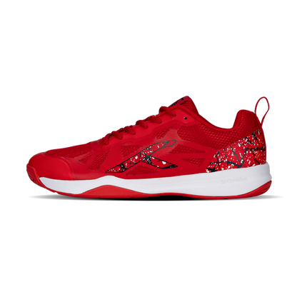 Hundred Blade Badminton Shoe | RED / BLACK