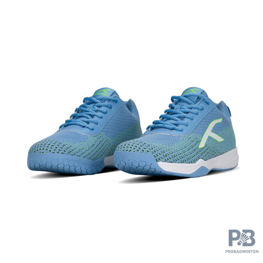 Hundred Blade Lite Badminton Shoe | Blue/Lime Green/White