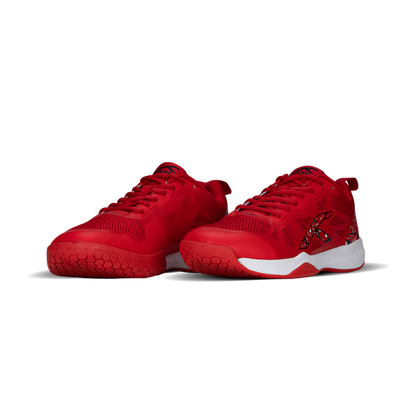 Hundred Blade Badminton Shoe | RED / BLACK