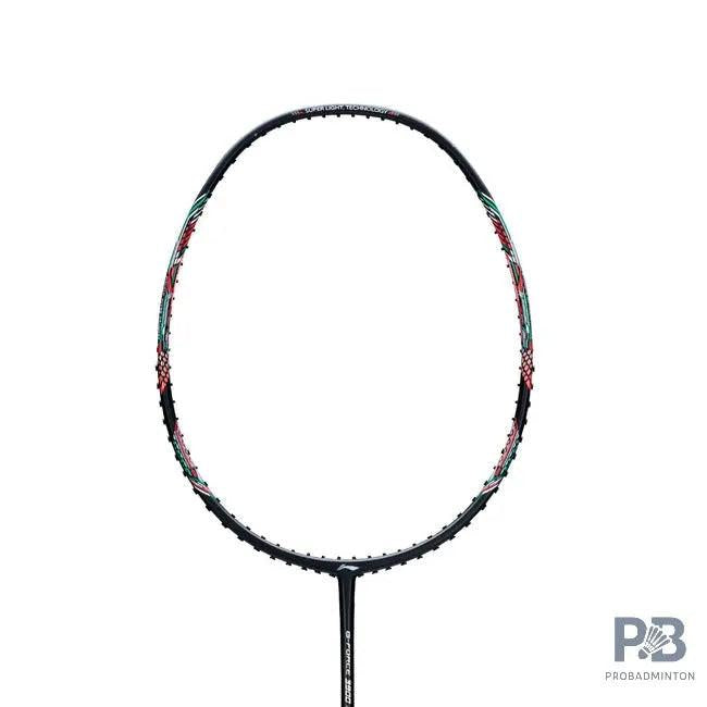 Lining G-Force 3900 Superlite II Badminton Racquet | Dark Grey/ Red