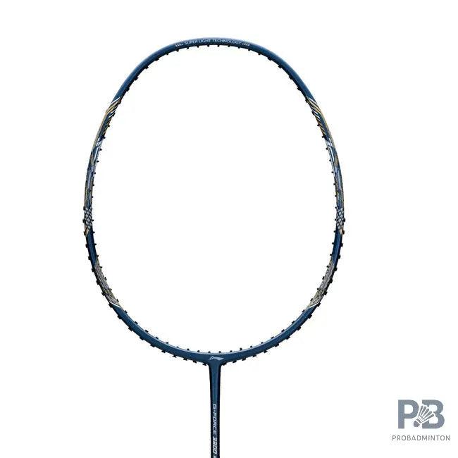 Lining G-Force 3900 Superlite II Badminton Racquet | Navy/ Neon Green