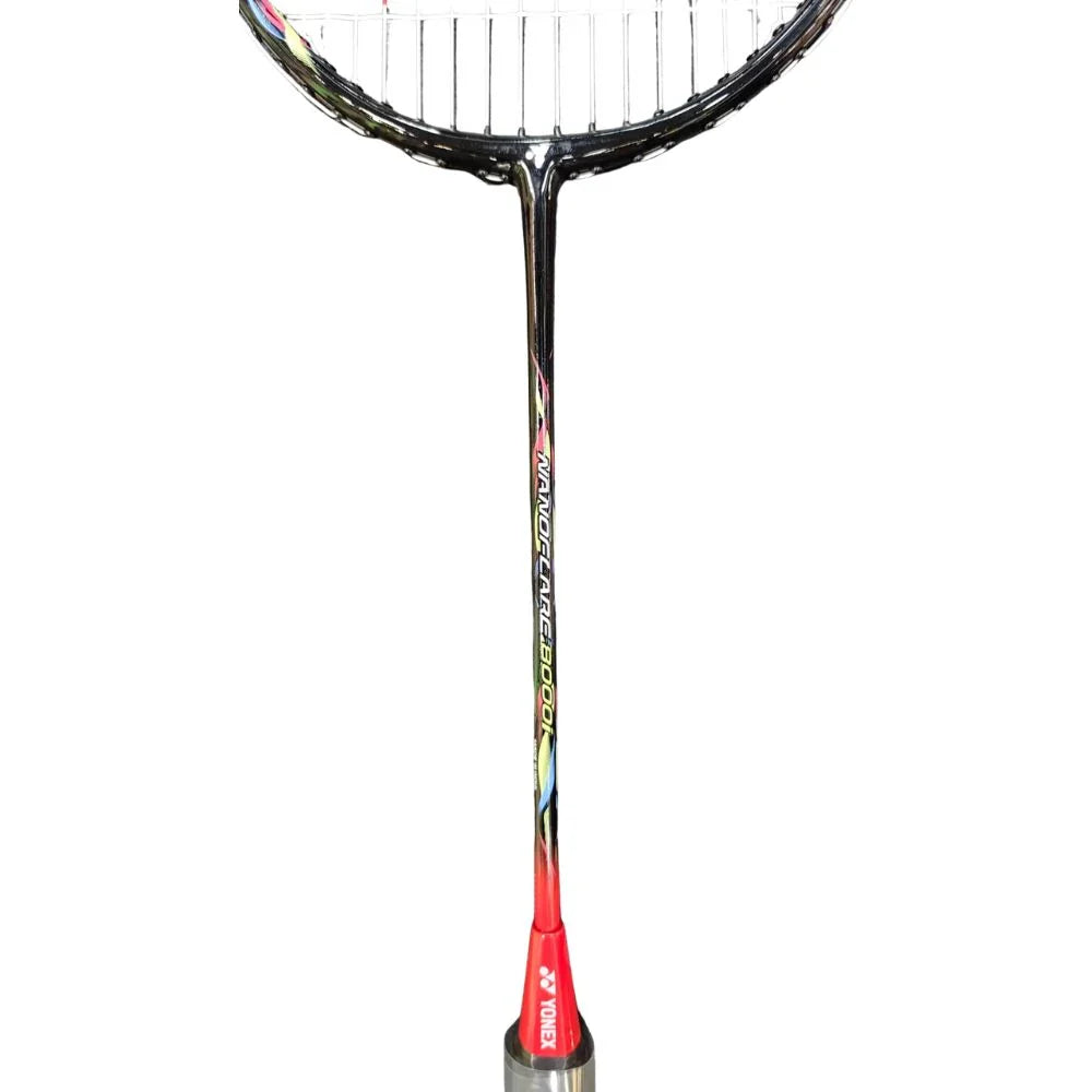 Yonex Nanoflare 8000i Badminton Racket Black/Red G4– Lightweight Speed & Control