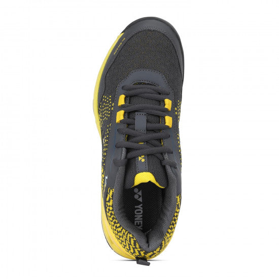 Yonex V100-i Badminton Shoes (Steel Grey/ Honey Mustard)