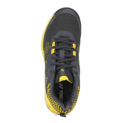 Yonex V100-i Badminton Shoes (Steel Grey/ Honey Mustard)