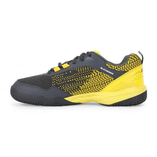 Yonex V100-i Badminton Shoes (Steel Grey/ Honey Mustard)