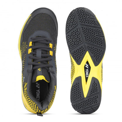 Yonex V100-i Badminton Shoes (Steel Grey/ Honey Mustard)