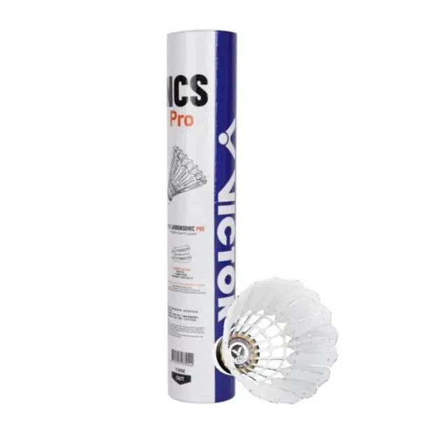Victor NCS Pro Badminton Shuttlecock | High-Performance Feather Shuttle (Pack of 6)