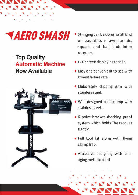 AEROSMASH ELECTRONIC STRINGING MACHINE ( Badminton & Tennis)