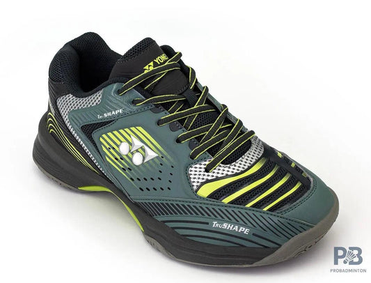 YONEX Badminton shoes Kiwami Tru Cushion Non-Marking (Moon Mist/ Pewter / Light Lime)