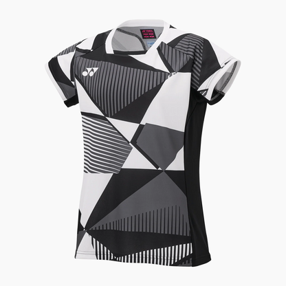Yonex T-Shirt Round Neck 20850EX | Black | Lightweight Badminton Sports T-Shirt for Women