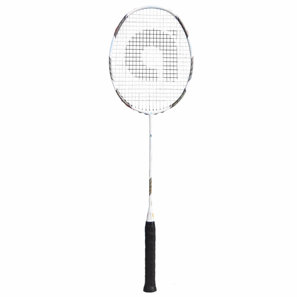 Apacs Z Ziggler Badminton Racquet (Unstrung) - White – Powerful Stiff Racket for Advanced Players