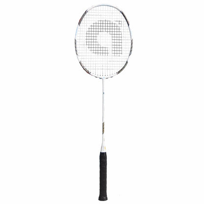 Apacs Z Ziggler Badminton Racquet (Unstrung) - White – Powerful Stiff Racket for Advanced Players