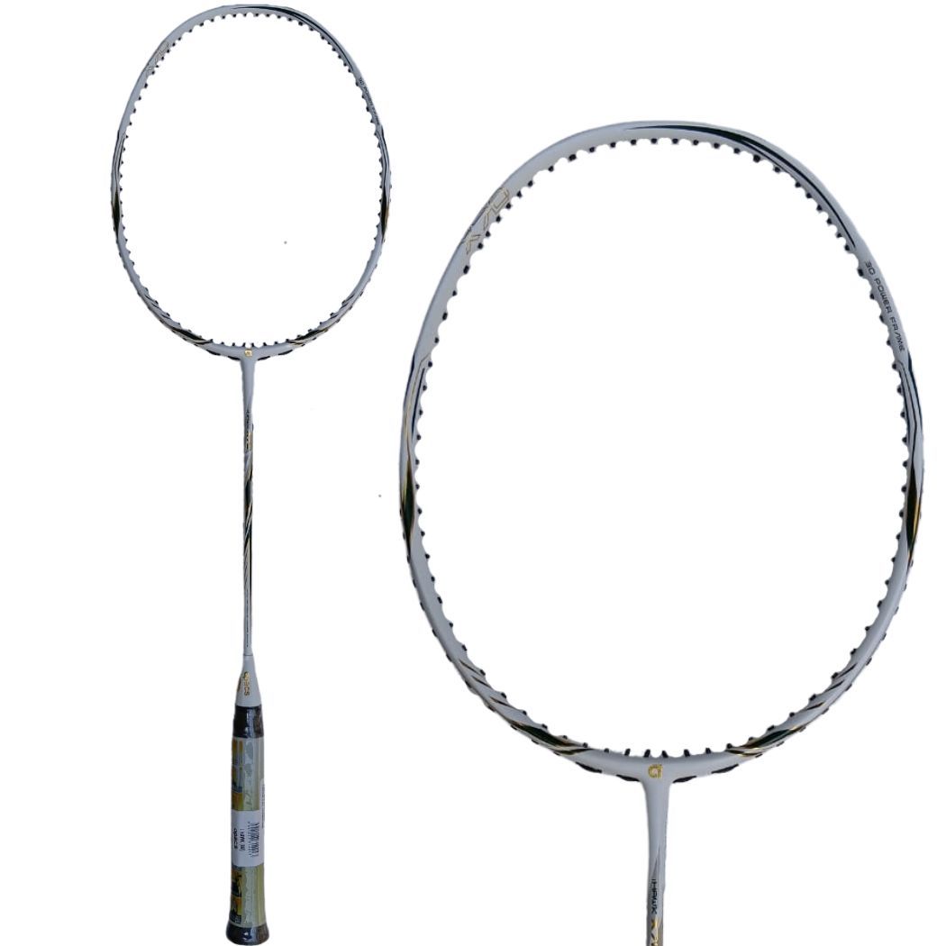 Apacs I hawk 70 Badminton Racket (Unstrung) - Black – Aggressive Attack Racket for Power Players