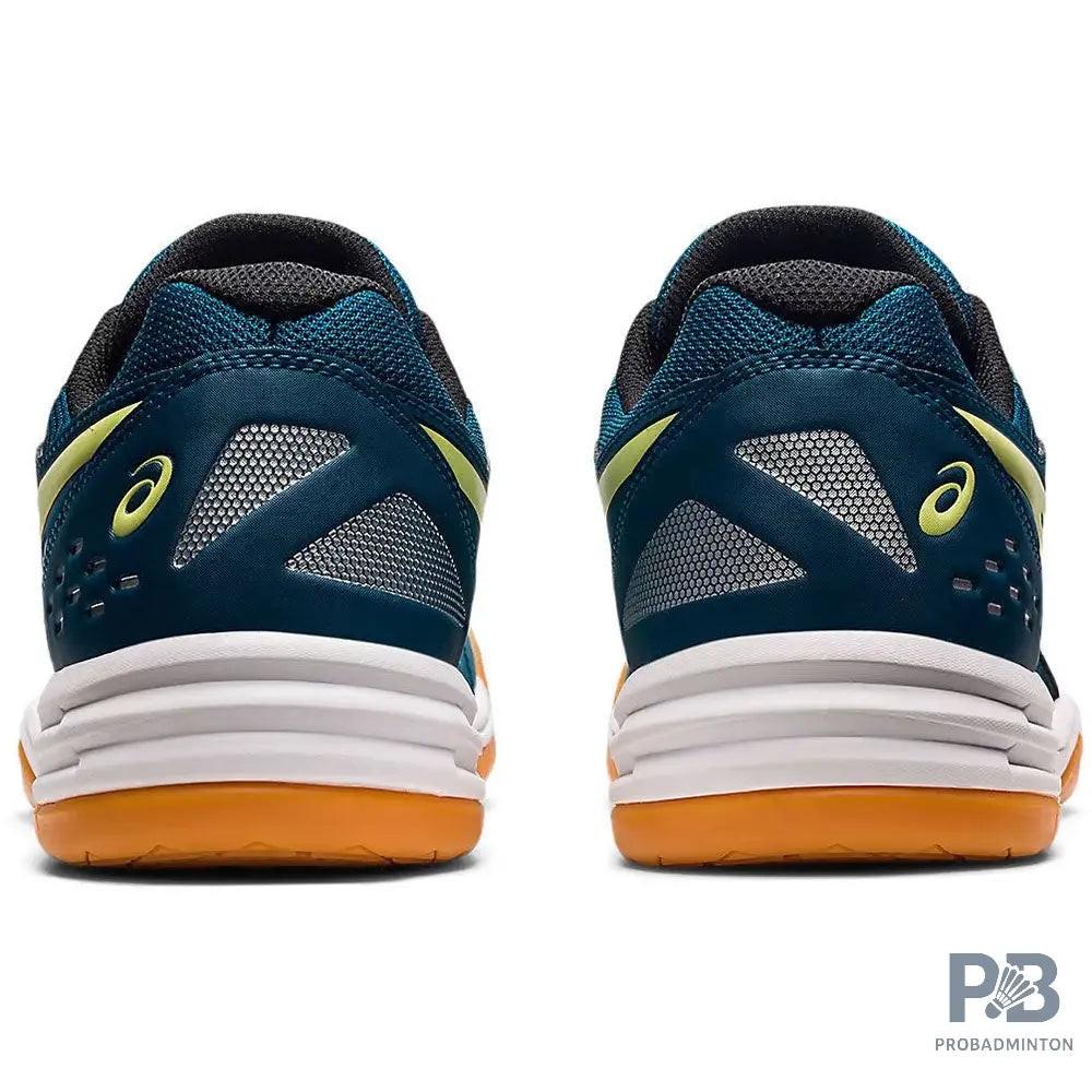 ASICS UPCOURT 4 Indoor Court Shoes ( Deep Sea Teal & Glow Yellow)