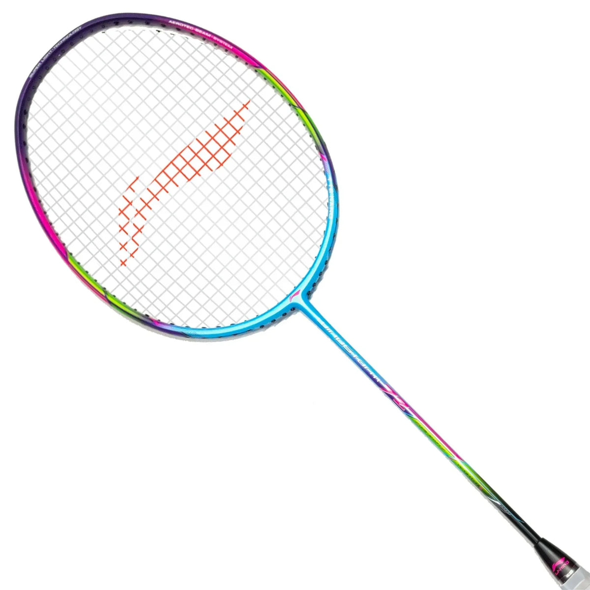 Li-Ning Windstorm 72 Badminton Racket (Blue/Purple) | Ultra-Light 72g Speed Racket for Fast Attacking Play