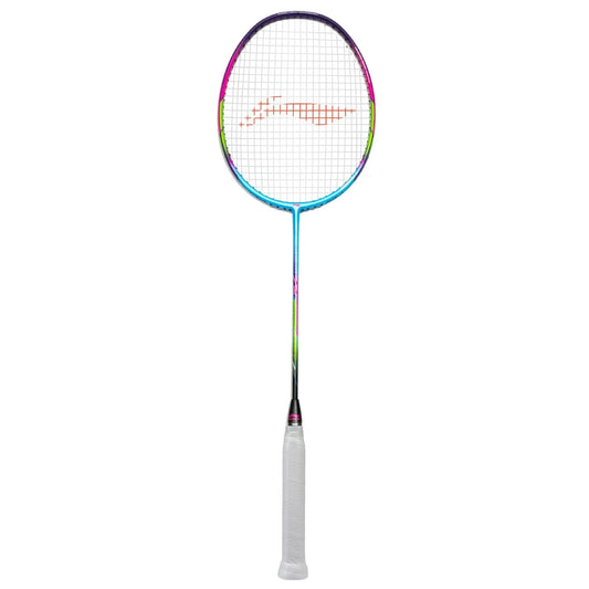 Li-Ning Windstorm 72 Badminton Racket (Blue/Purple) | Ultra-Light 72g Speed Racket for Fast Attacking Play