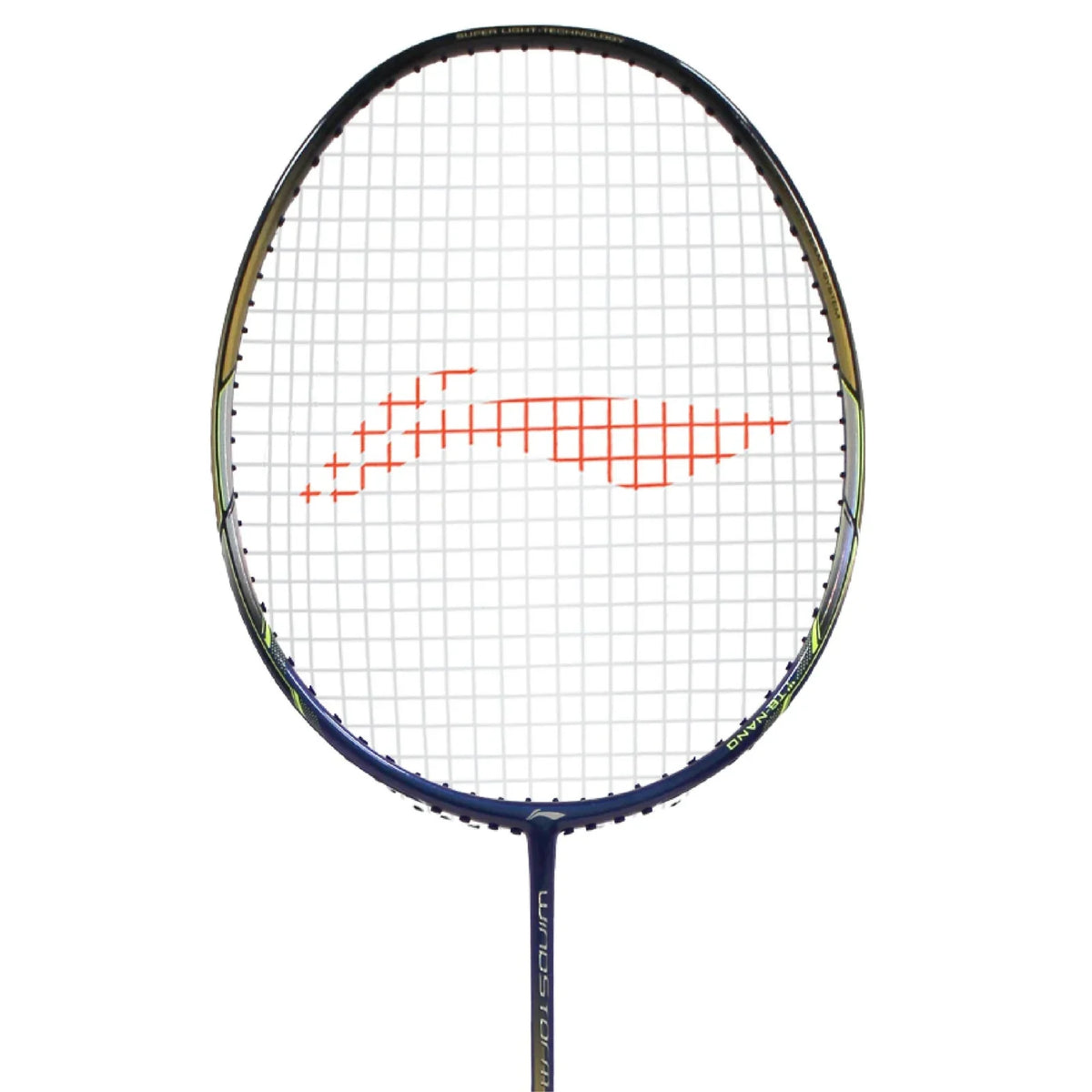 Li-Ning Windstorm 72 Badminton Racket (Navy/Black/Silver) | Ultra-Light 72g Speed Racket for Fast Attacking Play