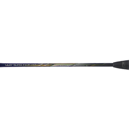 Li-Ning Windstorm 72 Badminton Racket (Navy/Black/Silver) | Ultra-Light 72g Speed Racket for Fast Attacking Play