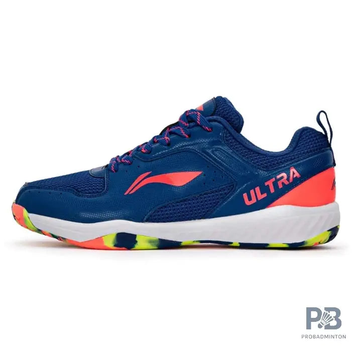 Li-Ning Ultra Speed Badminton Shoes | Navy Blue/Orange/Lime