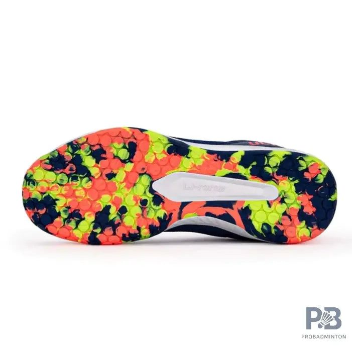 Li-Ning Ultra Speed Badminton Shoes | Navy Blue/Orange/Lime