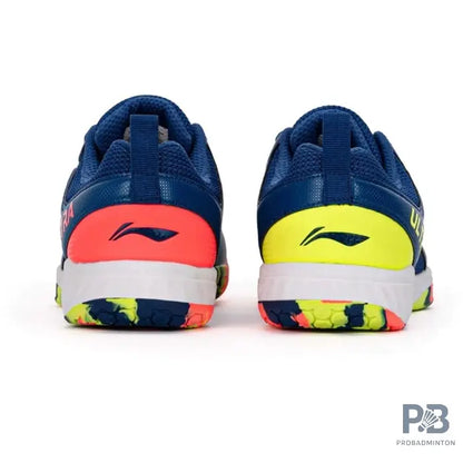Li-Ning Ultra Speed Badminton Shoes | Navy Blue/Orange/Lime